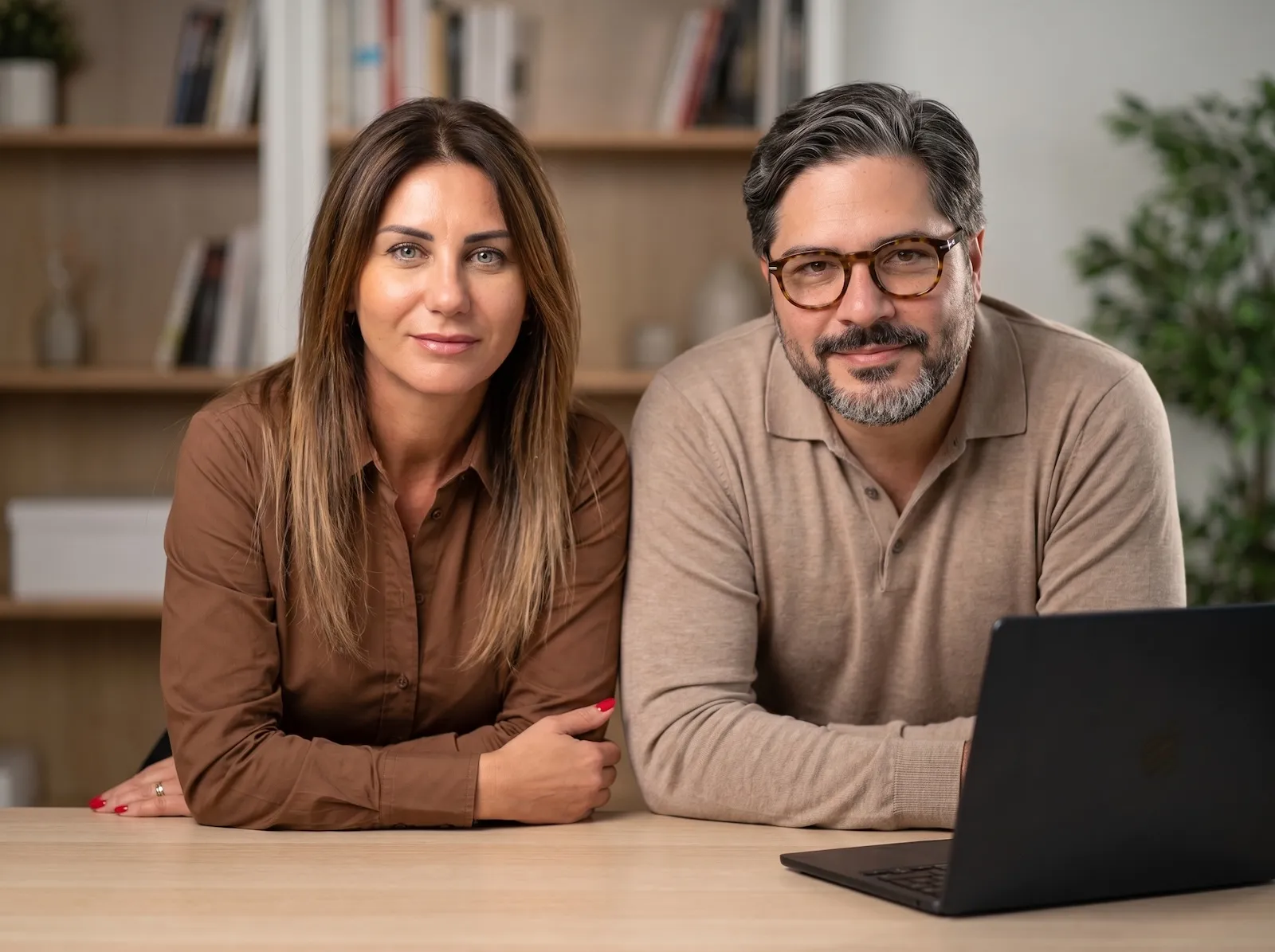 Anfisa and Alex, the two founders of SiteShifted